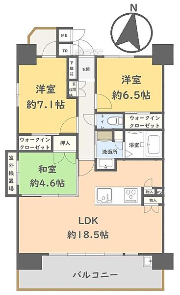 間取りを拡大表示