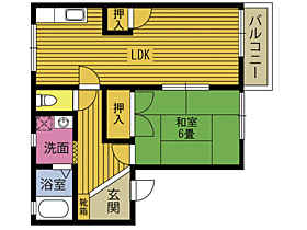 室ハイツ A202 ｜ 大分県速見郡日出町大字藤原（賃貸アパート1LDK・2階・40.50㎡） その2