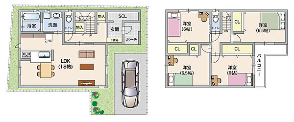 間取りを拡大表示