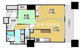 キングスクエアランドレックスC棟  ｜ 大阪府大阪市港区南市岡3丁目（賃貸マンション2LDK・22階・61.33㎡） その2