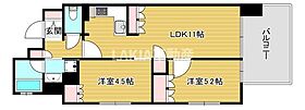 リーガル南久宝寺II 901 ｜ 大阪府大阪市中央区南久宝寺町1丁目（賃貸マンション2LDK・9階・51.17㎡） その2