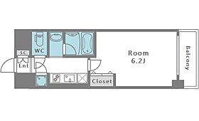 ジュネーゼグラン京町堀  ｜ 大阪府大阪市西区京町堀1丁目（賃貸マンション1K・5階・23.10㎡） その2