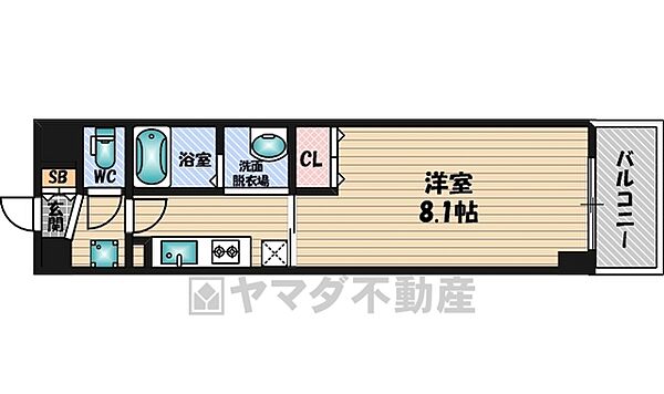 モンプランドール千里 ｜大阪府吹田市千里山東３丁目(賃貸マンション1K・1階・27.12㎡)の写真 その2