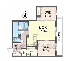 Avance  ｜ 大阪府茨木市郡山２丁目30番（賃貸マンション2LDK・2階・61.72㎡） その2