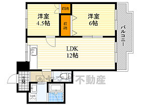 グリーンパレス千里中央B棟  ｜ 大阪府豊中市上新田２丁目（賃貸マンション2LDK・3階・50.37㎡） その2