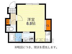 パルコスイート服部天神  ｜ 大阪府豊中市浜１丁目9番17号（賃貸アパート1R・1階・24.07㎡） その2