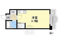 リブレ吹田 ワンルームの間取図画像