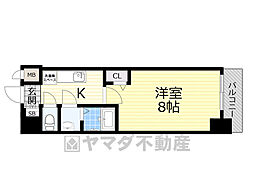 PHOENIX新大阪 15階1Kの間取り