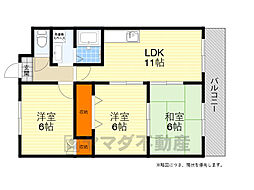 間取図画像 3LDK