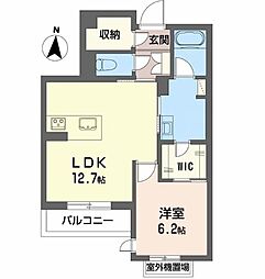 和の社 江坂 1LDKの間取図画像