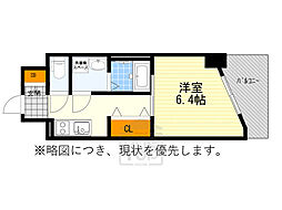 ファーストフィオーレ江坂グレース 1Kの間取図画像