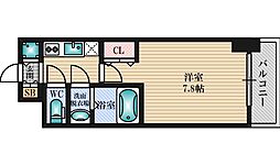 サムティ江坂レガーロ 1Kの間取図画像