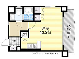 エデラカーサ ワンルームの間取図画像