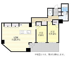 ザ・千里タワー 2LDKの間取図画像