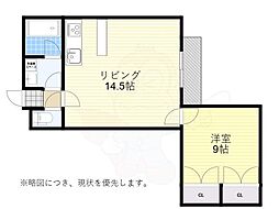 セントラルコート3 1LDKの間取図画像