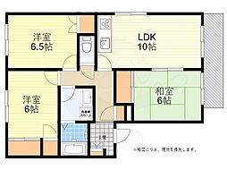 メゾン・グランドパークC棟 3LDKの間取図画像