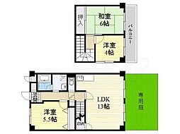 ハイムシンコー 3LDKの間取図画像