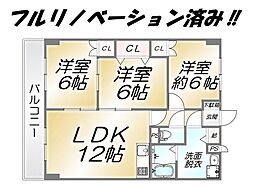 間取図画像 3LDK