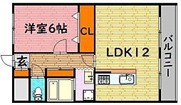 間取図画像 1LDK