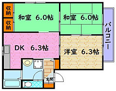 物件の間取り