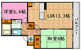 グリーンフィールド A棟 205号室 ｜ 広島県広島市安佐南区緑井３丁目42-1-（賃貸アパート2LDK・2階・59.81㎡） その2