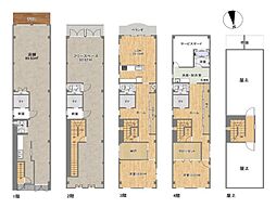 西区九条1丁目店舗付き戸建 2SLDKの間取り