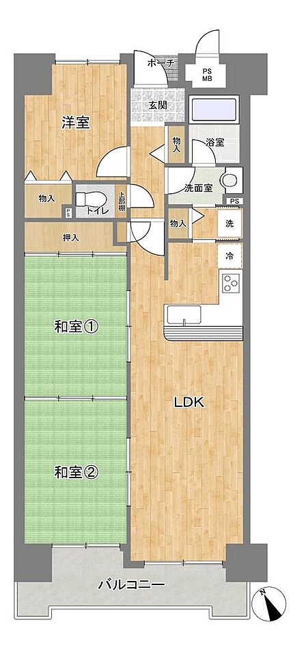 間取りと現状が異なる場合、現状を優先とします