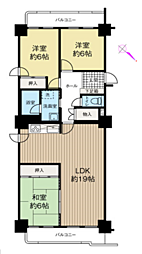 間取図画像 3LDK