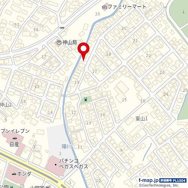 地図を拡大表示