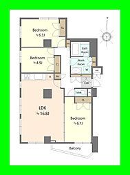 間取図画像 3LDK