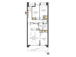 レーベンハイム西千葉ガーデンシティ 3LDKの間取図画像