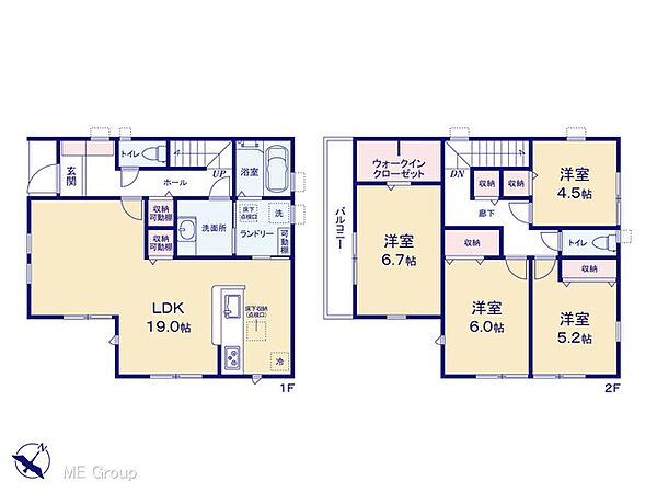 間取りを拡大表示