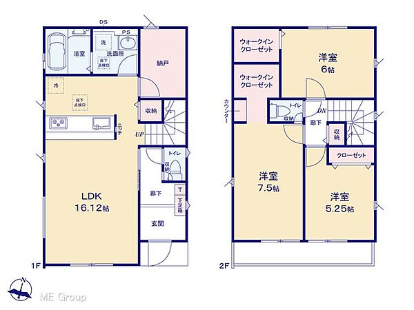 間取りを拡大表示