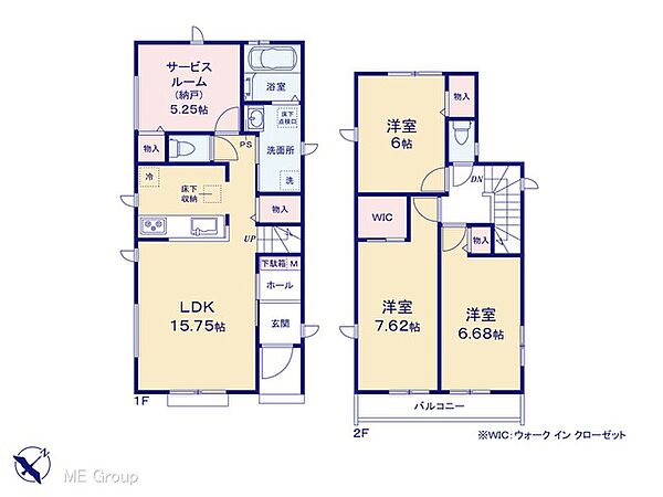 間取りを拡大表示