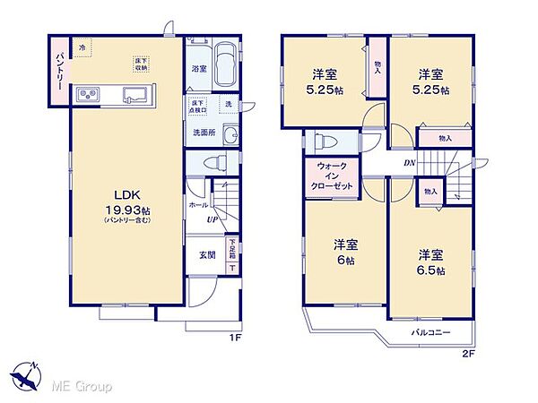 間取りを拡大表示