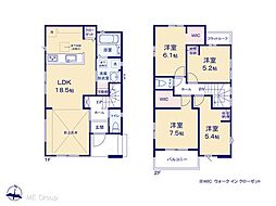 千葉市若葉区桜木北3丁目6期　新築一戸建て　全4棟