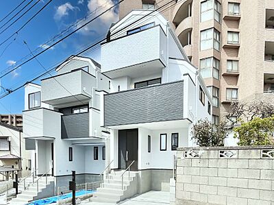 外観：洗練された外観、上質な住空間が広がる室内は永く安心して過ごせる住居です。 