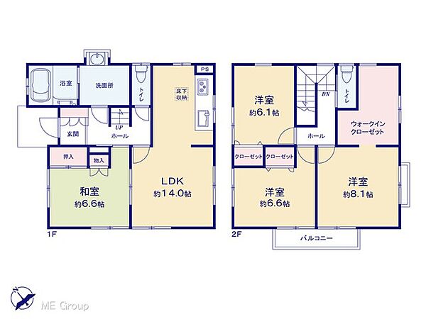 間取りを拡大表示