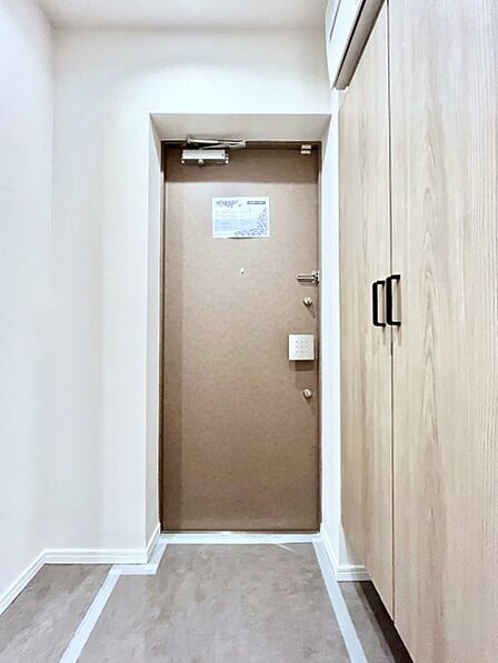 玄関には収納もたっぷりあるのでスッキリした衛生的な空間を保てそう