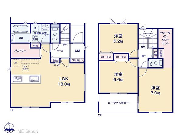 間取りを拡大表示