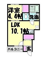 大阪府泉大津市助松町３丁目13-26（賃貸アパート1LDK・1階・41.19㎡） その2