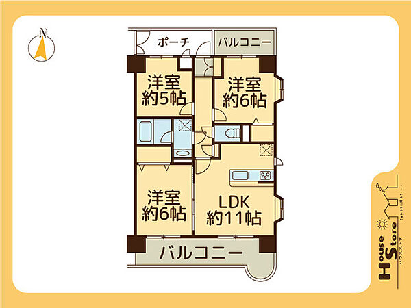間取りを拡大表示