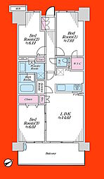 間取図画像 3LDK