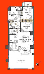 ウッドパーク東千葉 3LDKの間取図画像