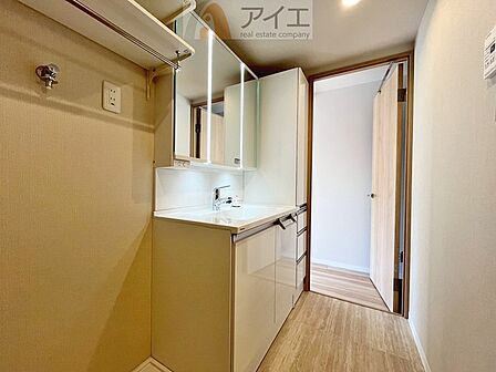 【施工例】上質な洗面空間がゆとりの時間を演出