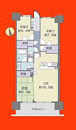 ユトリシア五番街 3LDKの間取図画像