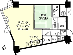 間取図画像 1LDK