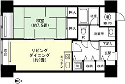 ライオンズマンション石打丸山 1LDKの間取図画像
