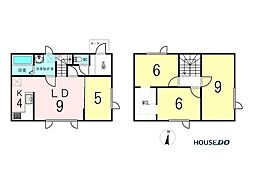未入居戸建　北央町 4LDKの間取り