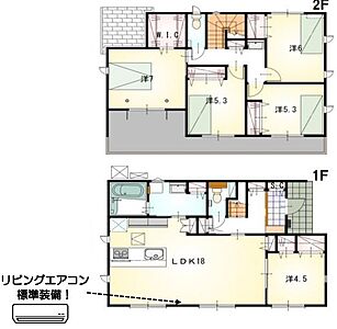 間取り：効率的かつ暮らしのことをしっかり考えた間取りです　